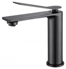 Смеситель для раковины Vincea Verse VBF-2VE1GM без донного клапана, вороненая сталь