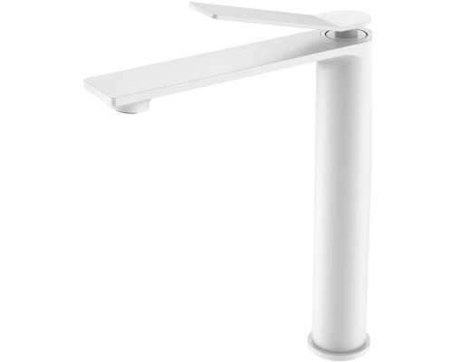 Смеситель для раковины Vincea Verse VBF-2VE2MW без донного клапана, белый матовый