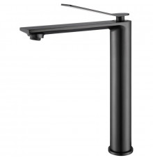 Смеситель для раковины Vincea Verse VBF-2VE2GM без донного клапана, вороненая сталь