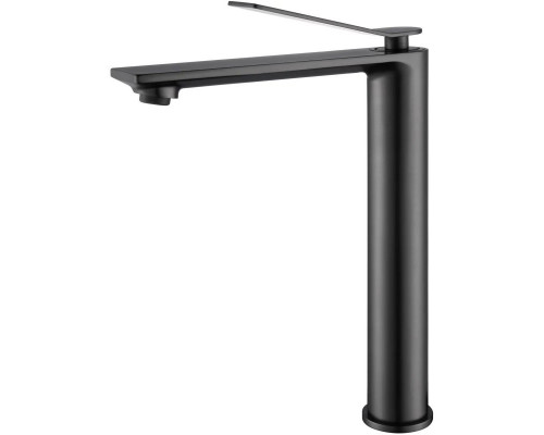 Смеситель для раковины Vincea Verse VBF-2VE2GM без донного клапана, вороненая сталь