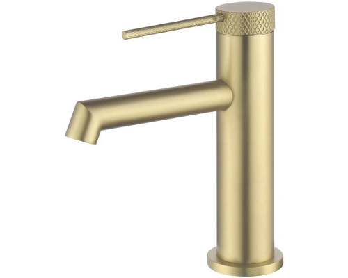 Смеситель для раковины Vincea Rim VBF-2RM1BG без донного клапана, золотой матовый