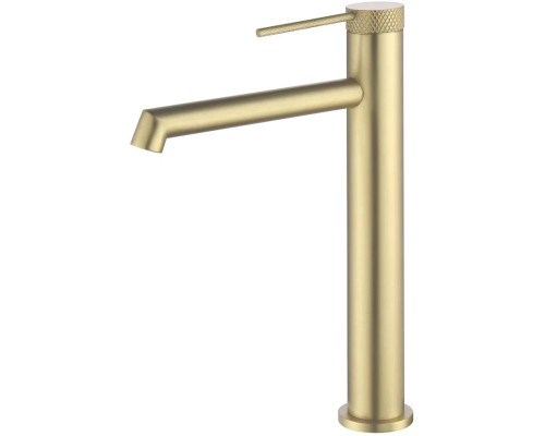 Смеситель для раковины Vincea Rim VBF-2RM2BG без донного клапана, золотой матовый