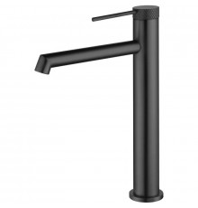 Смеситель для раковины Vincea Rim VBF-2RM2GM без донного клапана, вороненая сталь