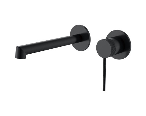 Смеситель для раковины Vincea Rim VBFW-2RM1MB встраиваемый, без донного клапана, черный матовый