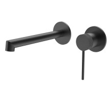 Смеситель для раковины Vincea Rim VBFW-2RM1GM встраиваемый, без донного клапана, вороненая сталь