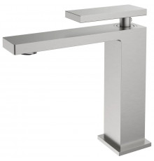 Смеситель для раковины Vincea Dice VBF-2DS1BN без донного клапана, сатин