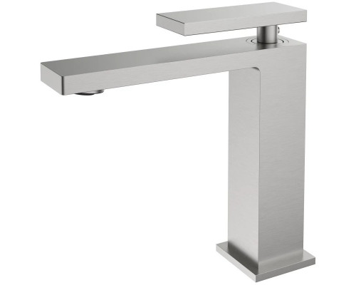 Смеситель для раковины Vincea Dice VBF-2DS1BN без донного клапана, сатин