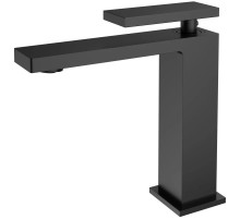 Смеситель для раковины Vincea Dice VBF-2DS1MB без донного клапана, черный матовый