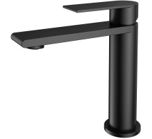 Смеситель для раковины Vincea Vogue VBF-2VS1MB без донного клапана, черный матовый