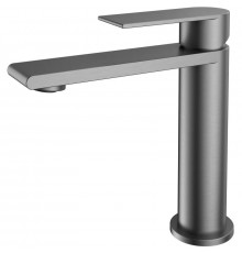 Смеситель для раковины Vincea Vogue VBF-2VS1GM без донного клапана, вороненая сталь