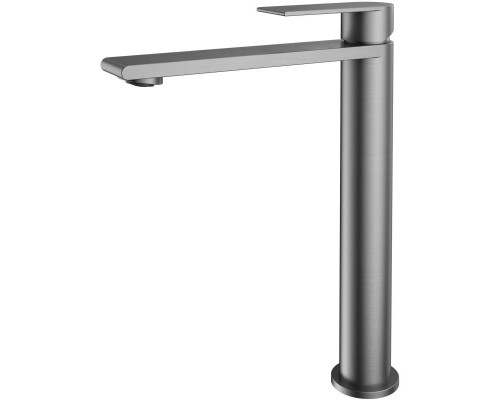 Смеситель для раковины Vincea Vogue VBF-2VS2GM без донного клапана, вороненая сталь