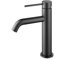 Смеситель для раковины Vincea City VBF-2C1GM без донного клапана, вороненая сталь