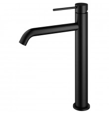 Смеситель для раковины Vincea City VBF-2C2MB без донного клапана, черный матовый