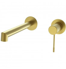 Смеситель для раковины Vincea Desire VBFW-1D1BG встраиваемый, без донного клапана, золотой матовый