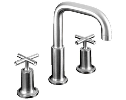 Приобрести Смеситель для раковины на 3 отверстия Jacob Delafon Purist E144063-CP в магазине сантехники Santeh-Crystal.ru