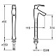 Приобрести Смеситель для раковины-чаши Jacob Delafon Symbol E19909-4-CP в магазине сантехники Santeh-Crystal.ru