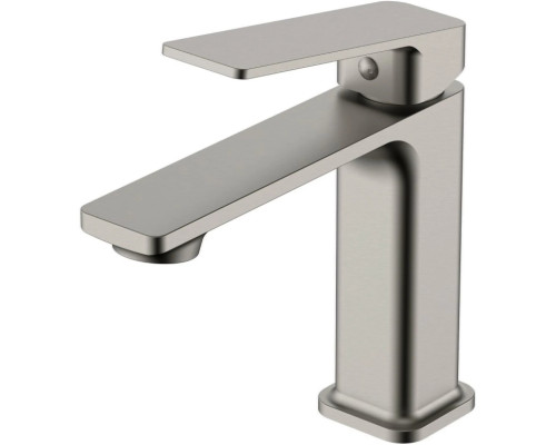 Смеситель для раковины Vincea Core VBF-4CO1BN без донного клапана, сатин