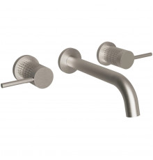 Смеситель для раковины Vincea Groove VBFW-4G1BN встраиваемый, без донного клапана, сатин