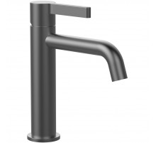 Смеситель для раковины Vincea Villa VBF-1VL1GM без донного клапана, вороненая сталь