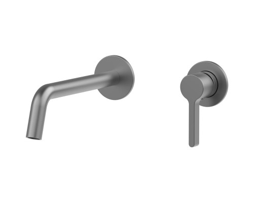 Смеситель для раковины Vincea Villa VBFW-1VL1GM без донного клапана, вороненая сталь