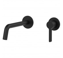 Смеситель для раковины Vincea Villa VBFW-1VL1MB без донного клапана, черный матовый