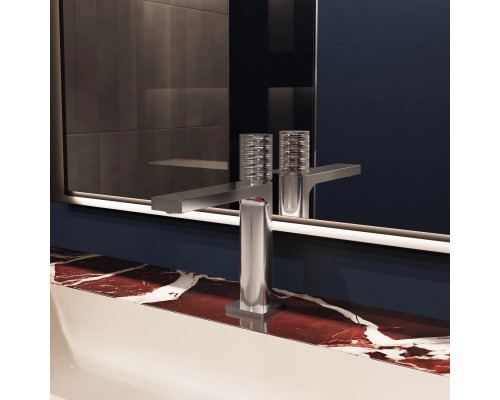 Смеситель для раковины Vincea Domus VBF-5DM01CH без донного клапана, хром