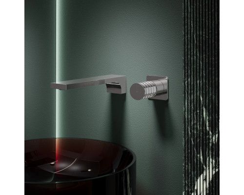 Смеситель для раковины Vincea Domus VBFW-5DM01CH встраиваемый, без донного клапана, хром