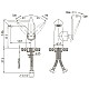 Купить Смеситель для раковины без донного клапана BelBagno Volturno VOL-LVM-CRM в магазине сантехники Santeh-Crystal.ru