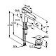 Купить Смеситель для раковины с донным клапаном Kludi Q-Beo 500230575 в магазине сантехники Santeh-Crystal.ru