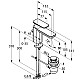 Приобрести Смеситель для раковины с донным клапаном Kludi E2 490230575 в магазине сантехники Santeh-Crystal.ru