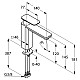 Приобрести Смеситель для раковины без донного клапана Kludi E2 492970575 в магазине сантехники Santeh-Crystal.ru