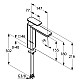 Заказать Смеситель для раковины без донного клапана Kludi E2 492960575 в магазине сантехники Santeh-Crystal.ru
