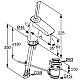 Купить Смеситель для раковины с донным клапаном Kludi O-Cean 383400575 в магазине сантехники Santeh-Crystal.ru