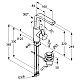 Приобрести Смеситель для раковины с донным клапаном Kludi Zenta 420250575 в магазине сантехники Santeh-Crystal.ru