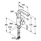 Заказать Смеситель для раковины без донного клапана Kludi Zenta 420260575 в магазине сантехники Santeh-Crystal.ru