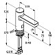 Купить Смеситель для раковины электроннный 9V без донного клапана Kludi Zenta 3810205 в магазине сантехники Santeh-Crystal.ru