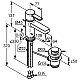 Купить Смеситель для раковины с донным клапаном Kludi Zenta 382509175 в магазине сантехники Santeh-Crystal.ru