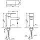 Купить Смеситель для раковины с донным клапаном Excellent Platania ARAX.7001CR в магазине сантехники Santeh-Crystal.ru