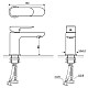 Заказать Смеситель для раковины с донным клапаном Excellent Calm ARAC.5001CR в магазине сантехники Santeh-Crystal.ru