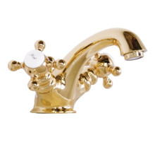 Смеситель для раковины с донным клапаном Gattoni Vivaldi 1231012D0ORO