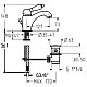 Заказать Смеситель для раковины с донным клапаном Gattoni Orta 2746/27V0BR в магазине сантехники Santeh-Crystal.ru