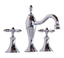 Смеситель для раковины на 3 отверстия с донным клапаном Gattoni Timor 1810018C0CR