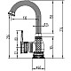 Заказать Смеситель для раковины без донного клапана Zorg Antic A 417U-BR в магазине сантехники Santeh-Crystal.ru