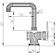 Заказать Смеситель для раковины без донного клапана Zorg Antic A 419U-SL в магазине сантехники Santeh-Crystal.ru