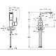 Купить Смеситель для раковины без донного клапана Vitra Suit L A42466EXP в магазине сантехники Santeh-Crystal.ru