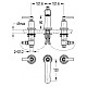 Заказать Смеситель для раковины без донного клапана Cezares LIBERTY-F-BLS-01-W0 в магазине сантехники Santeh-Crystal.ru