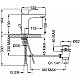 Приобрести Смеситель для раковины без донного клапана Cezares STELLA-LSM1-01-W0 в магазине сантехники Santeh-Crystal.ru