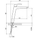 Приобрести Смеситель для раковины без донного клапана Cezares FLORIAN-LSM1-A-01-W0 в магазине сантехники Santeh-Crystal.ru