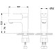 Заказать Смеситель для раковины без донного клапана Lemark Aura LM0606C в магазине сантехники Santeh-Crystal.ru