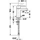 Приобрести Смеситель для раковины без донного клапана Duravit B.2 B21010002010 в магазине сантехники Santeh-Crystal.ru